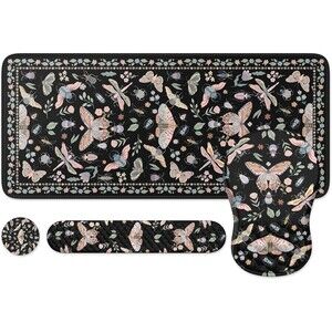 Desk Pad Mat Large Mouse Pad and Keyboard Wrist Rest Set Desk Protector Set New
